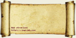 Jagoda Udovičić vizit kartica